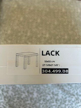 Tavolo ausiliario bianco Ikea Lack