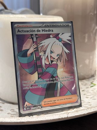 Carta Pokémon Actuación de Hiedra 112/086