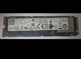 SSD Intel 256GB NVMe 2280