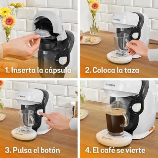 Bosch Tassimo Happy TAS114E cafetera blanco