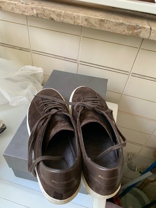 Ballashire Scarpe Uomo Marrone Scamosciate