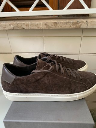 Ballashire Scarpe Uomo Marrone Scamosciate