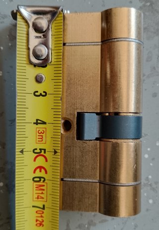 Bombillo cilindro seguridad 40x30 leva larga
