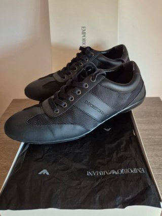 Scarpe Emporio Armani Uomo 41 Nere con lacci