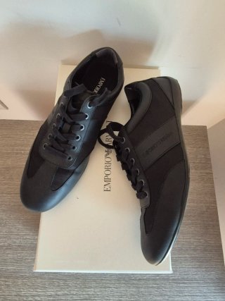 Scarpe Emporio Armani Uomo 41 Nere con lacci