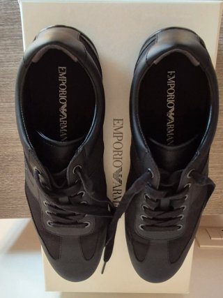 Scarpe Emporio Armani Uomo 41 Nere con lacci