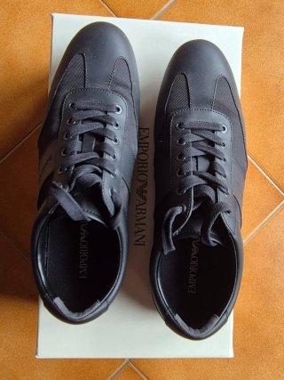 Scarpe Emporio Armani Uomo 41 Nere con lacci