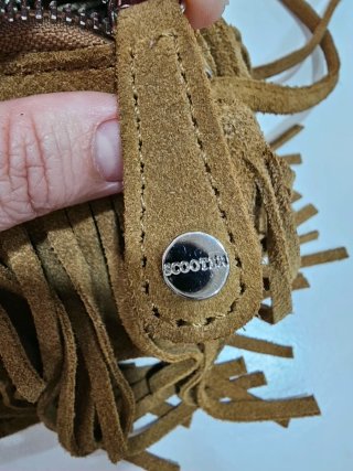 Bolso mini de piel serraje