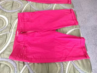 Pantalones cortos vaqueros fucsia  Talla 52