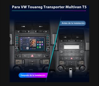 Autorradio 2 DIN 32GB VW Touareg/Transporter