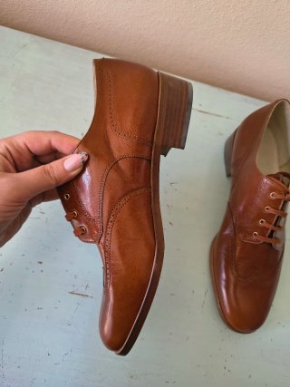 Scarpe stringate Tolò Cuoio Made in Italy