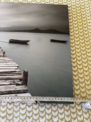 Cuadro Decorativo Muelle y Barcas