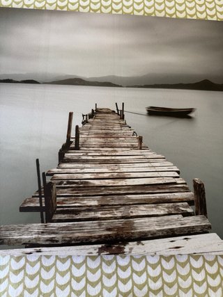 Cuadro Decorativo Muelle y Barcas