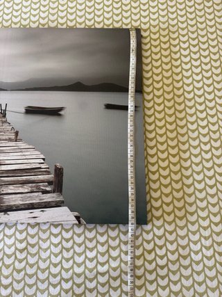 Cuadro Decorativo Muelle y Barcas