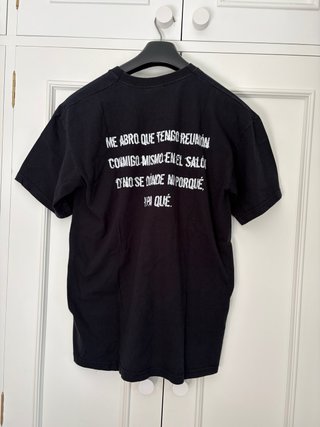 Camiseta Poncho K Negra Talla M