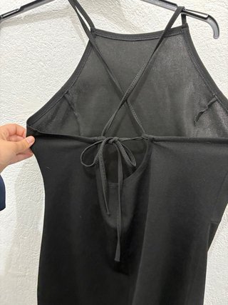 Vestido negro tirantes talla L