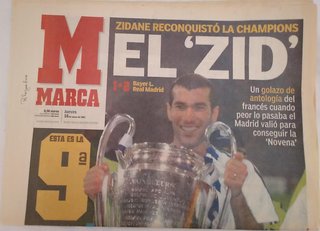 Periódicos deportivos : Real Madrid, España, Barça