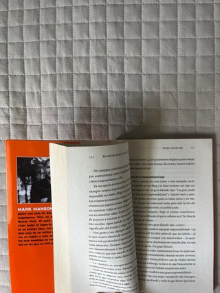 Libro El sutil arte de que (casi todo) te importe