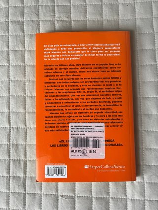 Libro El sutil arte de que (casi todo) te importe