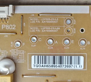Repuestos originales TV LG 50QNED80T6A