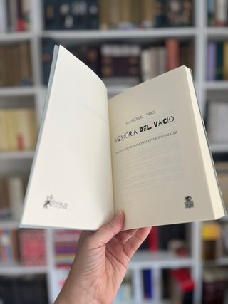 Memoria de vacío. Marcello Fois