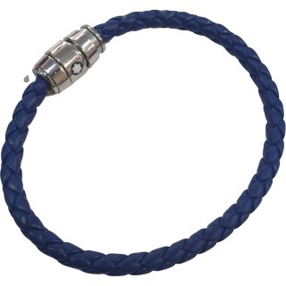 Pulsera Montblanc Trenzada Azul/Acero 92041