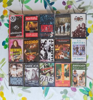 15 Casetes Rock Español