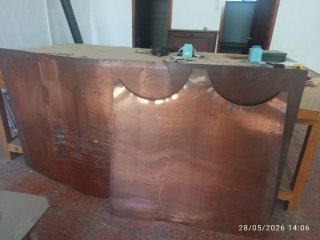 2 Chapas de Cobre