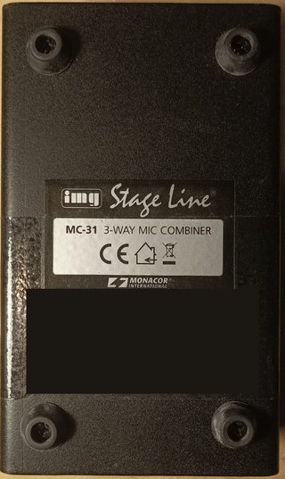 Stage Line MC-31 Combiner Microfonico 3 Vie