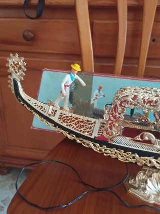 Antigua Góndola Veneciana Decorativa