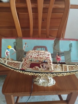 Antigua Góndola Veneciana Decorativa