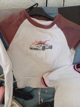 2 Camisetas Crop Disney Talla Única
