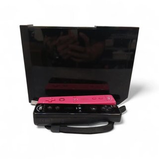 NINTENDO WII NEGRA + 2 MANDOS + CABLES