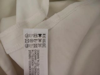 Vestito lungo Zara bianco con spacco - Nuovo