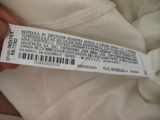 Vestito lungo Zara bianco con spacco - Nuovo