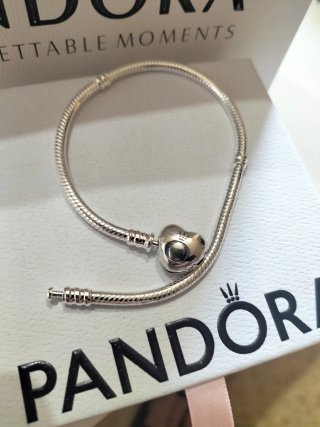 Pulsera Pandora Corazón Plata