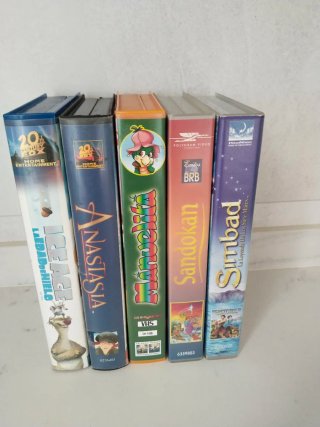 Lote 5 VHS Películas Infantiles