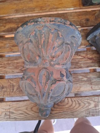 Lote 3 Maceteros/Ménsulas Barro Antiguo