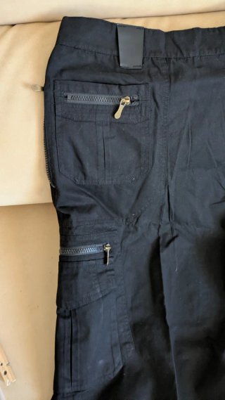 Pantaloncini Cargo da Escursionismo 5XL Nero