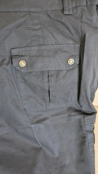 Pantaloncini Cargo da Escursionismo 5XL Nero