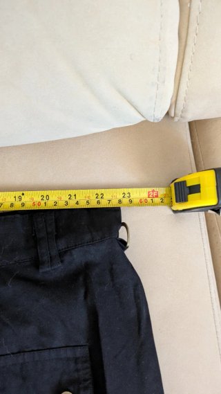 Pantaloncini Cargo da Escursionismo 5XL Nero