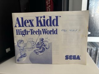 Alex Kidd High-Tech World SEGA
