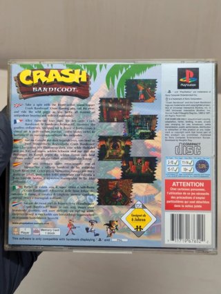 Crash Bandicoot PS1 PAL CIB Multilingua