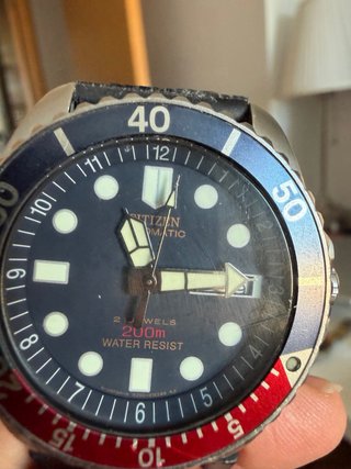 Citizen Automático Diver 200m Pepsi Vintage