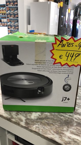Robot Aspirador iRobot j7+ con Base