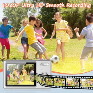 Cámara digital portátil 44MP vlogging niños