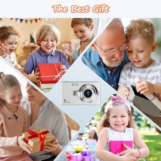 Cámara digital portátil 44MP vlogging niños