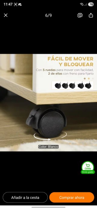 Mueble aparador para TV