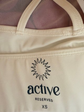 Top deportivo sujetador beige XS