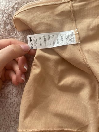 Faja reductora beige alta compresión